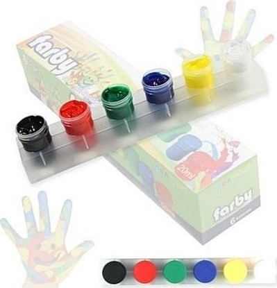 Picture of Farby do malowania rkami 20ml 6 kolorów