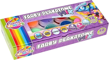 Attēls no Farby plakatowe 12 kolorów