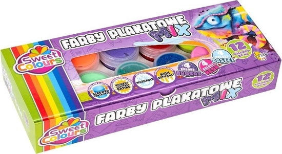 Picture of Farby plakatowe 12 kolorów