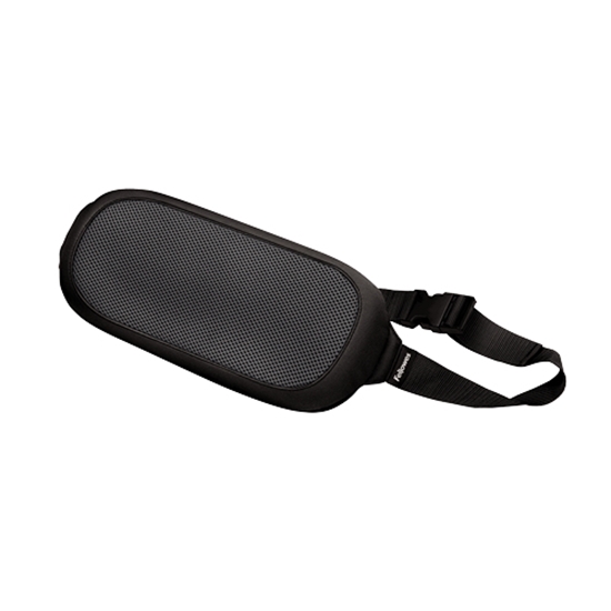 Изображение Fellowes 8042301 backrest Black, Grey Polyester Mesh backrest