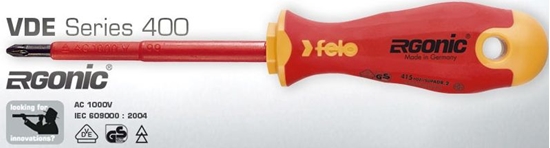 Picture of Felo Wkrtak krzyowy PZ3 Ergonic 400 VDE izolowany 1000V 150 x 8mm (41530490)