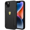 Picture of Ferrari Ferrari FEHCP14MRBUK iPhone 14 Plus 6.7" black/black hardcase Leather Stamp Sides
