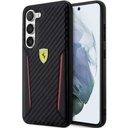Attēls no Ferrari Ferrari FEHCS23MNPYK S23+ S916 black/black hardcase Carbon Contrast Edges