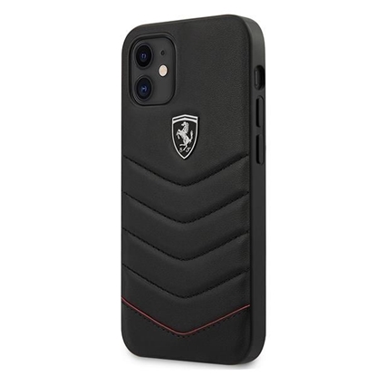 Attēls no Ferrari Ferrari FEHQUHCP12SBK iPhone 12 mini 5.4" black/black hardcase Off Track Quilted