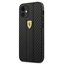 Attēls no Ferrari Ferrari FESNECHCP12SBK iPhone 12 mini 5.4" black/black hardcase On Track PU Carbon
