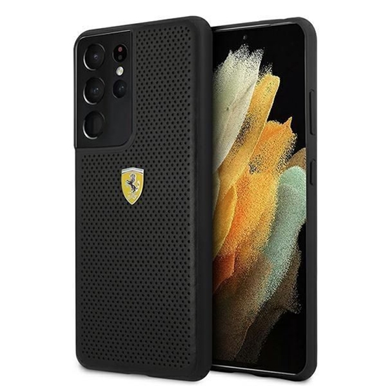 Picture of Ferrari Ferrari FESPEHCS21LBK S21 Ultra G996 black/black hardcase On Track Perforated