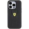 Picture of Ferrari Ferrari Grip Stand Metal Logo case for iPhone 15 - black