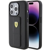 Picture of Ferrari Ferrari Grip Stand Metal Logo case for iPhone 15 Pro - black