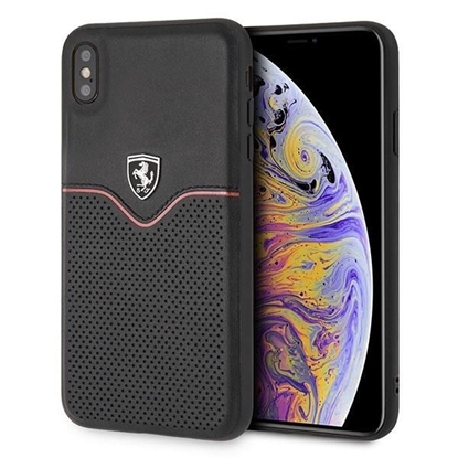 Picture of Ferrari Ferrari Hardcase FEOVEHCI65BK iPhone Xs Max black/black Off Track Victory