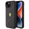 Picture of Ferrari Ferrari Twist Metal Logo case for iPhone 15 Plus - black