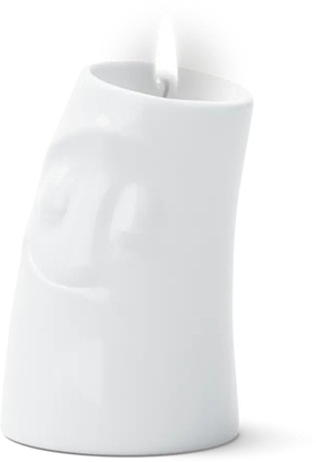 Изображение FIFTYEIGHT Kerzenschmusie VERSCHMUST Groß Kerzenhalter weiß