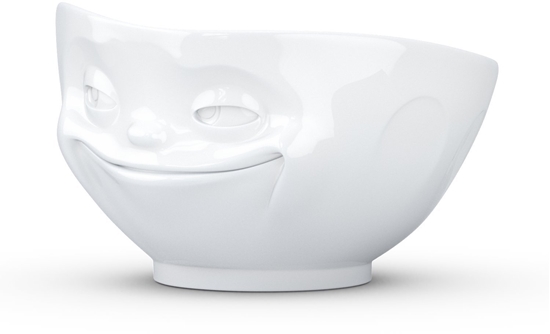 Picture of FIFTYEIGHT Schale 500ml - Grinsend weiß