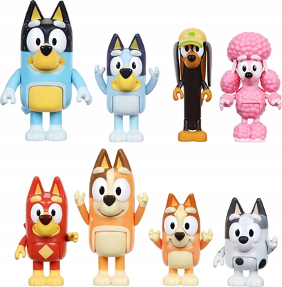 Picture of Figurka Bluey Bluey - 8 Figures Multipack - S3 (90128) /Figures /Multi