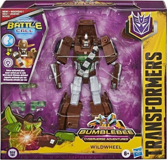 Изображение Figurka Hasbro Transformers Cyberverse Battle Call Trooper - Wildwheel (E8227/E8374)