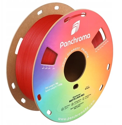 Attēls no Filament Polymaker Panchroma PLA 1,75mm, 1kg - Lava Red}