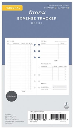 Attēls no Filofax Budget Planner Refill Personal