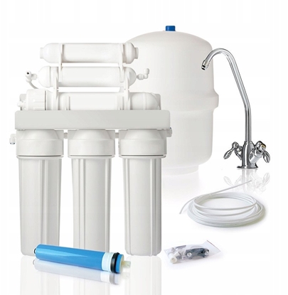 Attēls no Filtr do wody 6 - stopniowy system odwróconej osmozy z mineralizatorem, membrana 75 GPD, zbiornik 3.2