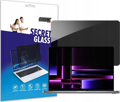 Picture of Filtr GrizzGlass Szko prywatyzujce GrizzGlass SecretGlass do Apple MacBook Pro 14 cali 2023