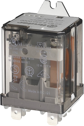 Изображение Finder 62.82.9.024.4000 Stikrelæ 24 V/DC 16 A 2 x omskifter 1 stk