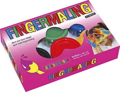 Picture of Fingermaling 35ml 6stk.