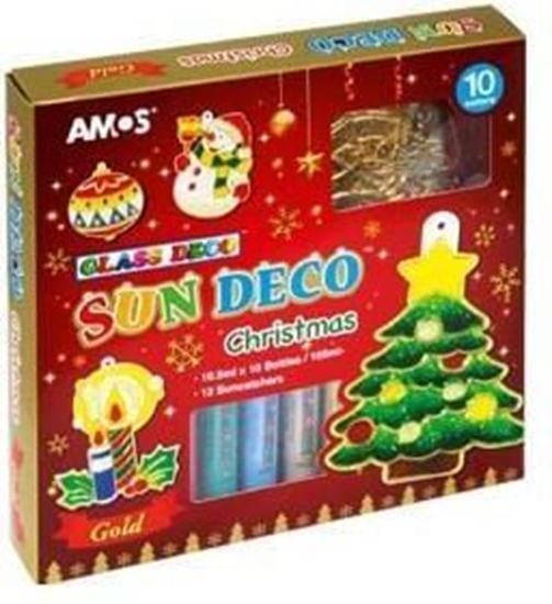 Изображение Fiorello Farby witraowe 10 kolorów+ witrae christmas AMOS (249091)