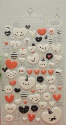 Изображение Fiorello Naklejki ozdobne wypuke Serca