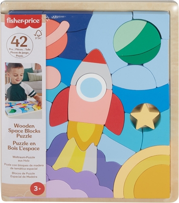 Attēls no Fisher Price Wood Space Puzzle