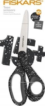 Picture of Fiskars Noyczki dla nastolatków 20cm czarne w biae kropki (1067867)