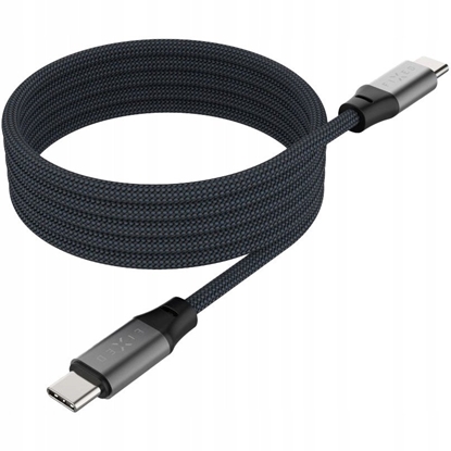 Picture of Fixed | Magnetic Braided Cable USB-C/USB-C, USB 2.0, Gray | FIXDBM-CC2-GR