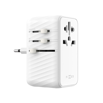Attēls no Fixed | Voyager 85W travel adapter for EU, UK and USA/AUS, with 4xUSB-C and 1xUSB output | Adapter