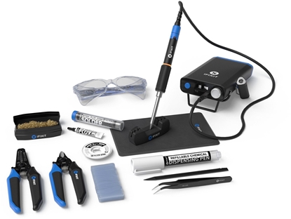 Picture of Fixhub Power Series Löt-Werkzeugset(schwarz/blau, 100 Watt, USB-C, Powerstation)