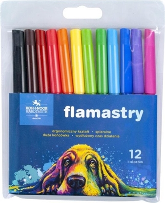 Picture of Flamastry 7710/2AB 12 kolorów Pies