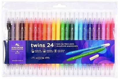 Picture of Flamastry dwustronne 24 kolory