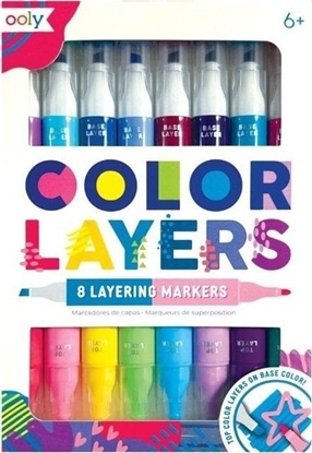 Picture of Flamastry dwustronne Color Layers 8szt