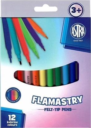 Picture of Flamastry okrge Cx Pastel Line 12 kolorów ASTRA