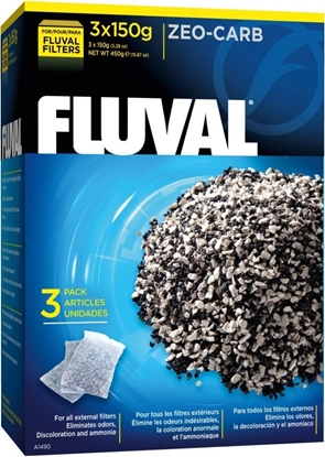 Изображение Fluval Wglowy wkad Zeo-Carb do filtrów , 450g (3x150g)