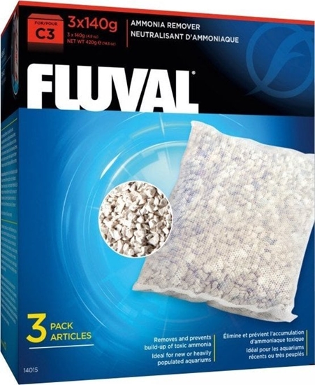 Picture of Fluval Wkad Ammonia Remover do filtra C3, 3x140g