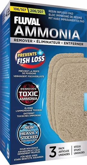 Picture of Fluval Wkad redukujcy zwizki azotowe Ammonia Remover 107/207, 3szt./op.