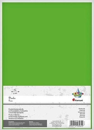 Picture of Foam Line Pianka A4 5szt zielona