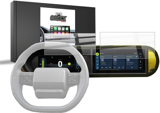 Picture of Folia ceramiczna GrizzGlass CarDisplay Protection do Fiat Grande Panda 10,25" (2025) [2w1]