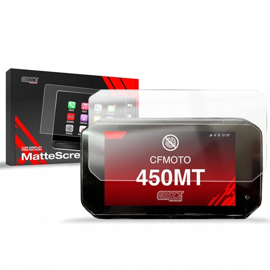 Picture of Etui do nawigacji GrizzGlass Folia matowa CarDisplay Protection do CFMOTO 450MT 5"