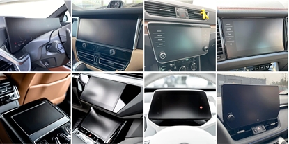 Изображение Nawigacja GPS GrizzGlass Folia matowa CarDisplay Protection do Chery Tiggo 8 15,6" (2025) [2w1]