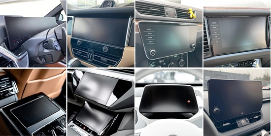 Изображение Nawigacja GPS GrizzGlass Folia matowa CarDisplay Protection do Chery Tiggo 8 15,6" (2025) [2w1]