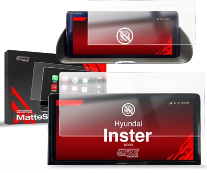 Attēls no Folia matowa GrizzGlass CarDisplay Protection do Hyundai Inster 10,25" (2025) [2w1]