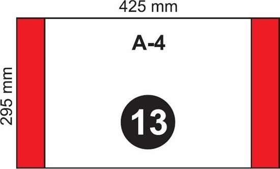 Picture of Folplast Okadka na podr A4 zwyka NR 13 (20szt)
