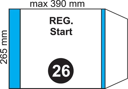 Picture of Folplast Okadka na podr regulowana NR 26 (20szt)