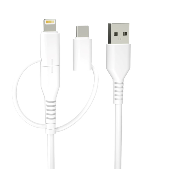 Picture of Forever recycling  cable 3w1 1,5m 2,4A USB-A -USB-