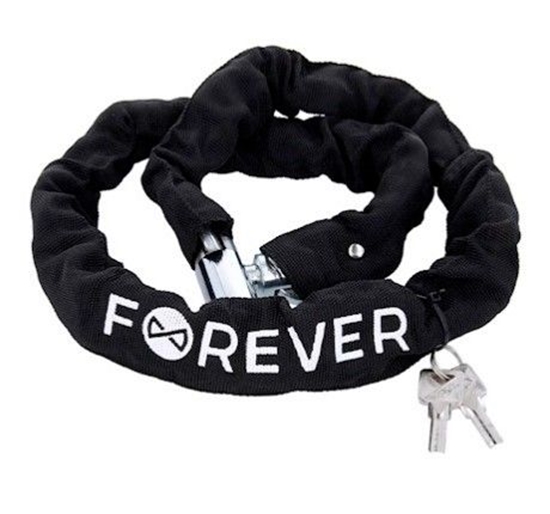 Picture of Forever Universal Bike chain lock CHL-110 Outdoor Black