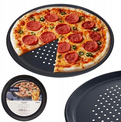 Attēls no FORMA BLACHA DO PIECZENIA PIZZY PERFOROWANA OKRGA 32CM ORION 127031