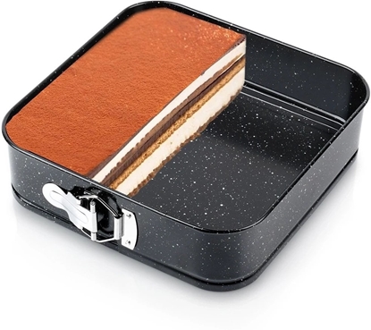 Attēls no Forma do Pieczenia Ciasta Kwadratowa Rozpinana Granitowa VILDE 24x24x6,8 cm